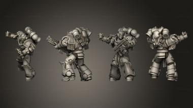 Military figurines Spartanian 04 3d model
