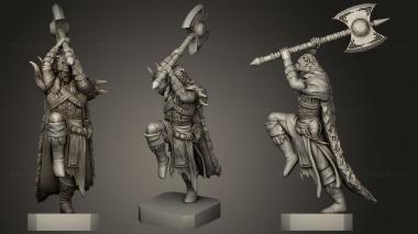 Military figurines King Harromere Briar Eloden 3d model