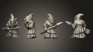 Military figurines Spear Chukka Goblin 05 3d model