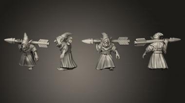 Military figurines Spear Chukka Goblin 06 3d model