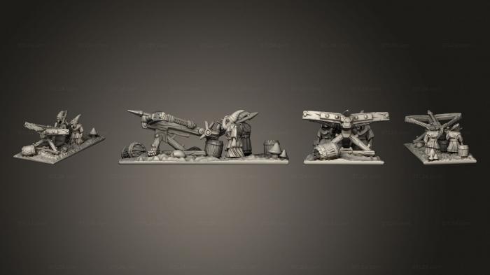 Military figurines (Spear Chukka scene 01, STKW_13032) 3D models for cnc