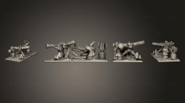 Military figurines Spear Chukka scene 02 3d model