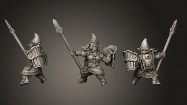 Military figurines Spear Rider 01 3d model