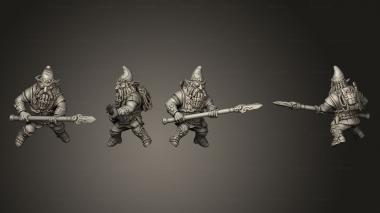 Military figurines Spear Rider 3d model