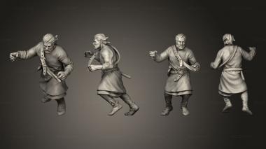 Military figurines Spear Unarmored 01 3d model