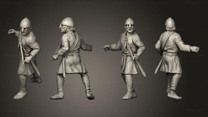 Military figurines (Spear Unarmored 03, STKW_13041) 3D models for cnc