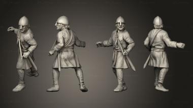 Military figurines Spear Unarmored 03 3d model