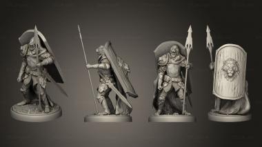 Military figurines Spear v 3 3d model