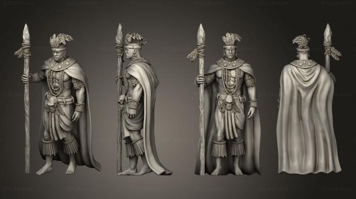 Military figurines (Spear Warrior, STKW_13048) 3D models for cnc