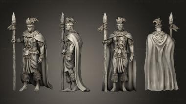 Military figurines Spear Warrior 3d model