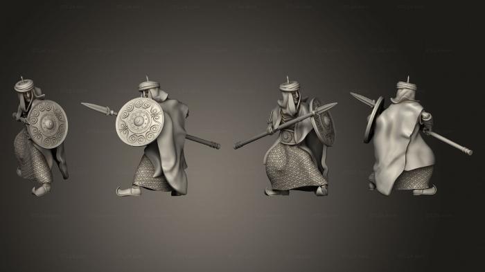 Military figurines (Spearman B, STKW_13051) 3D models for cnc