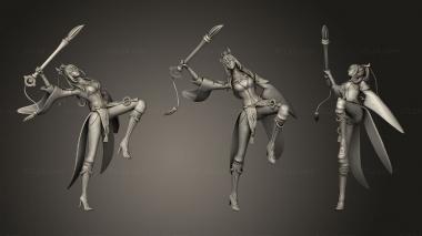 Military figurines King of Glory 3d model
