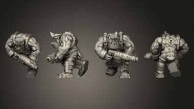 Military figurines Speed broozer Assault Gunners B 1 3d model
