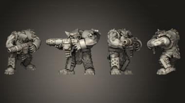 Military figurines Speed broozer Assault Gunners B 5 3d model