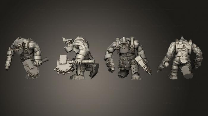 Military figurines (Speed broozer Shock Troopas  01, STKW_13074) 3D models for cnc