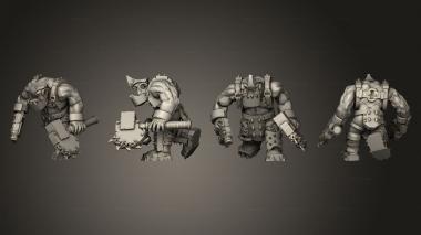 Military figurines Speed broozer Shock Troopas  01 3d model