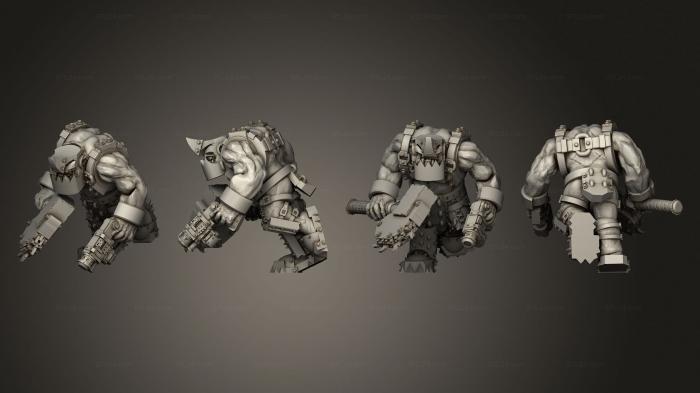 Military figurines (Speed broozer Shock Troopas  02, STKW_13075) 3D models for cnc