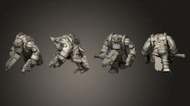 Military figurines Speed broozer Shock Troopas  02 3d model