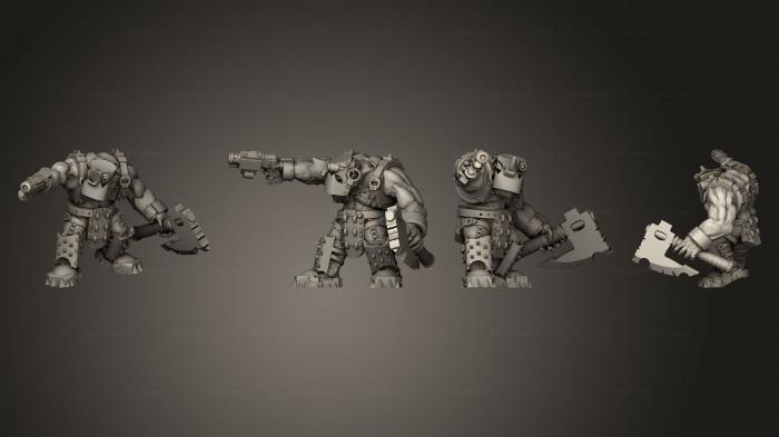 Military figurines (Speed broozer Shock Troopas  03, STKW_13076) 3D models for cnc