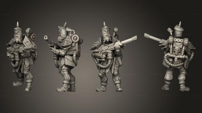 Military figurines (Spetsnaz 3, STKW_13082) 3D models for cnc