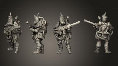 Military figurines Spetsnaz 3 3d model
