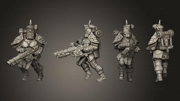 Military figurines (Spetsnaz 4, STKW_13083) 3D models for cnc