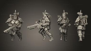 Military figurines Spetsnaz 4 3d model