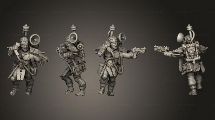 Military figurines (Spetsnaz Command 1, STKW_13084) 3D models for cnc