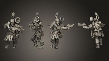 Military figurines Spetsnaz Command 1 3d model