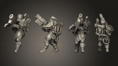 Military figurines Spetsnaz Command 2 3d model