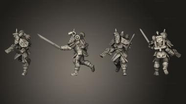 Military figurines Spetsnaz Leader 3d model