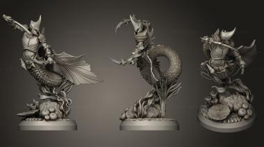 Military figurines Kingdom of Coralan Arqus Wavesplitter 3d model