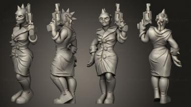 Military figurines Spike Ganger Snob 3d model