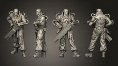 Military figurines Spinakant Thug 3d model