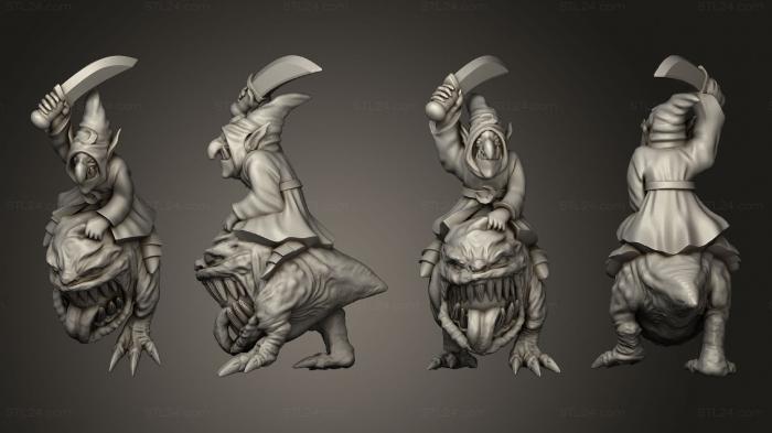 Military figurines (Squig Hopper  01, STKW_13114) 3D models for cnc