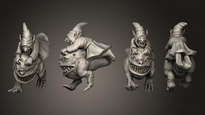 Military figurines (Squig Hopper  02, STKW_13115) 3D models for cnc