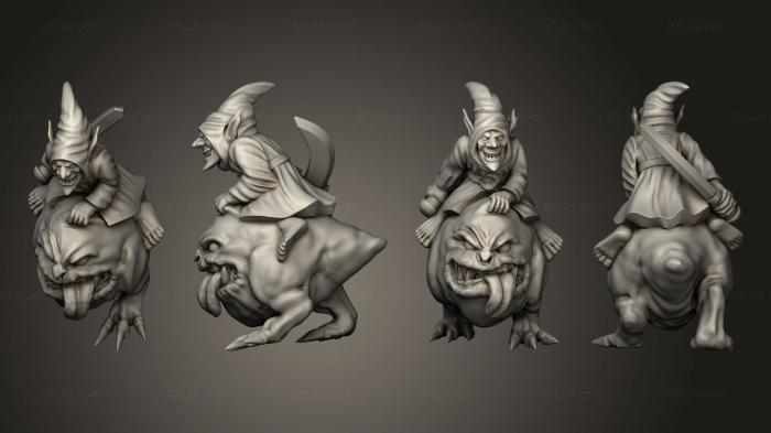 Military figurines (Squig Hopper  03, STKW_13116) 3D models for cnc