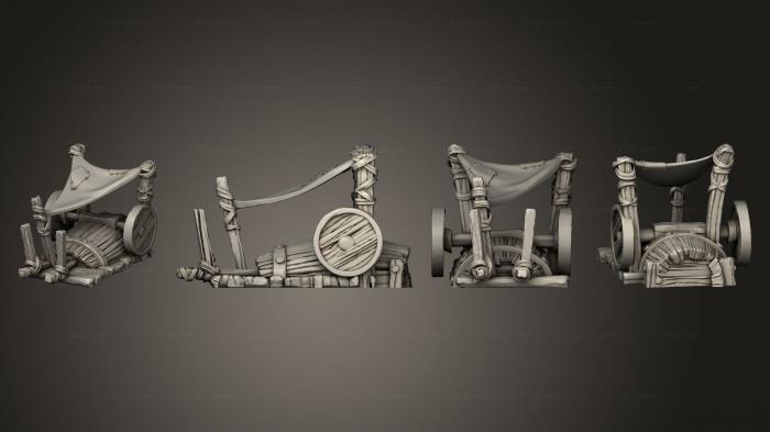 Military figurines (SQUIG Sandwich Kiosk, STKW_13119) 3D models for cnc