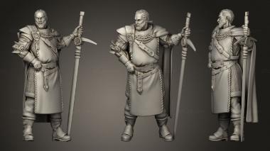 Military figurines Knight Crusader 3d model
