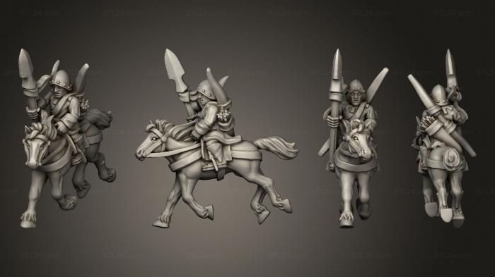 Military figurines (squires 01, STKW_13120) 3D models for cnc