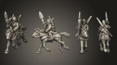Military figurines squires 01 3d model