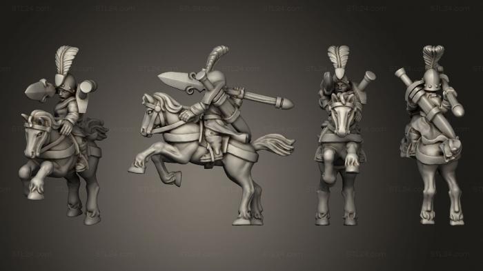 Military figurines (squires 04, STKW_13123) 3D models for cnc