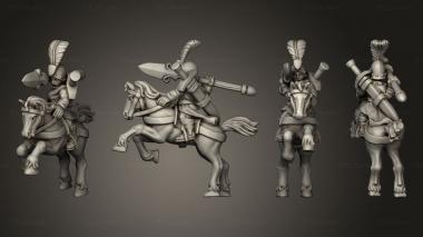 Military figurines squires 04 3d model