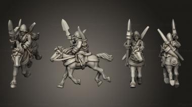 Military figurines squires 06 3d model