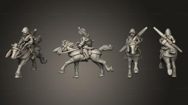Military figurines squires 07 3d model