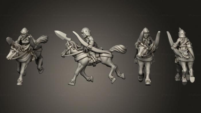 Military figurines (squires 10, STKW_13128) 3D models for cnc
