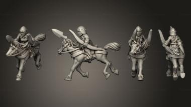 Military figurines squires 10 3d model