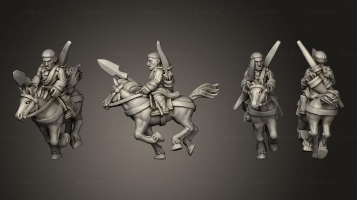 Military figurines (squires 12, STKW_13129) 3D models for cnc