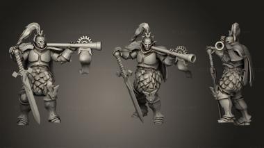 Military figurines Knight Heraldor 3d model