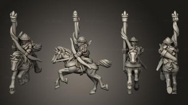 Military figurines squires 14 3d model